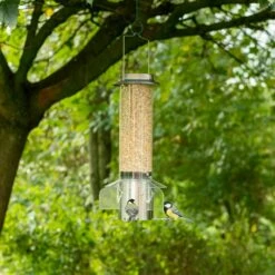 Futtersäule „Leto“ 43 Cm Silber -Geflügelbedarf Verkäufe 2024 300240119 qm 6771