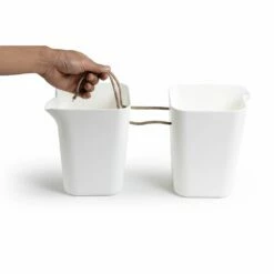 Selbstbewässernder Blumentopf Viereckig, Weiß 9 Selbstbewässernder Blumentopf Viereckig, Weiß -Geflügelbedarf Verkäufe 2024 563470119 3