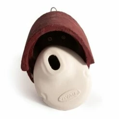 Nistkasten „Alicante“ WoodStone Ovale Einflugöffnung Rot -Geflügelbedarf Verkäufe 2024 90674 03 1