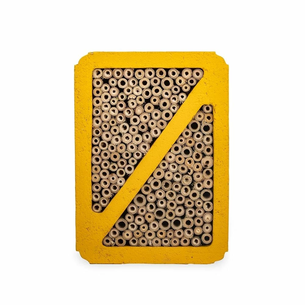 Insektenhotel WoodStone "Salina", Gelb 6 Insektenhotel WoodStone "Salina", Gelb – Bild 4