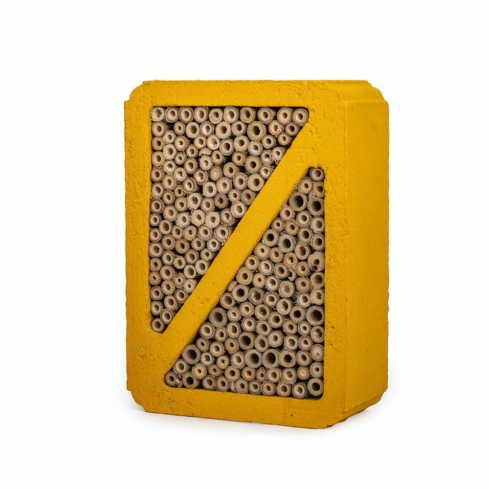 Insektenhotel WoodStone "Salina", Gelb 7 Insektenhotel WoodStone "Salina", Gelb – Bild 5